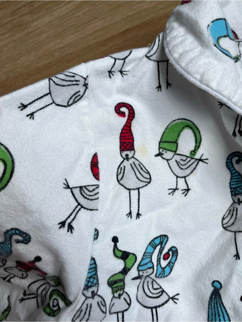 The Company Store kids holiday winter flannel pajamas set 100% cotton 10/12